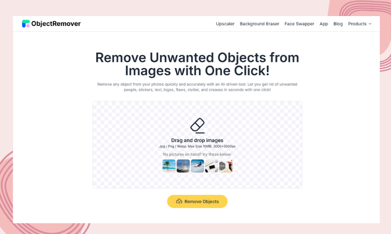 Remove Unwanted Objects From Photos with a Free AI Object Eraser